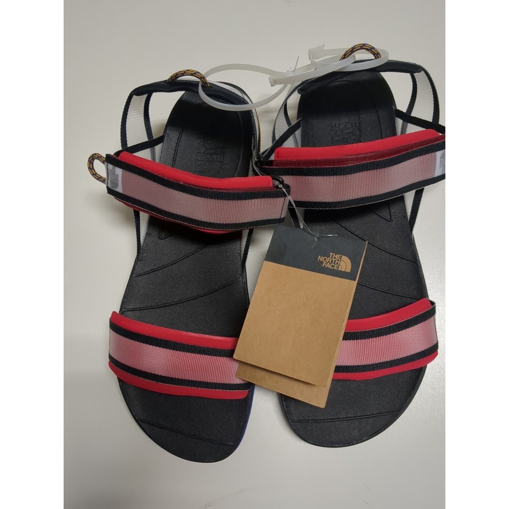 The North Face Skeena Sport Sandal Mens 11 Red Black Straps Outdoors Hiking